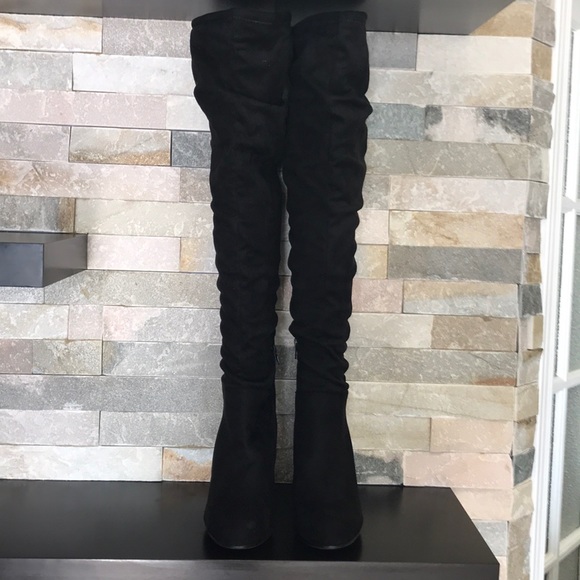 Chinese Laundry Over the Knee Wedge Boot - Picture 7 of 13